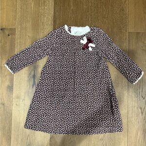 Nanos Charming Kids Formal Dress with Bow Detail